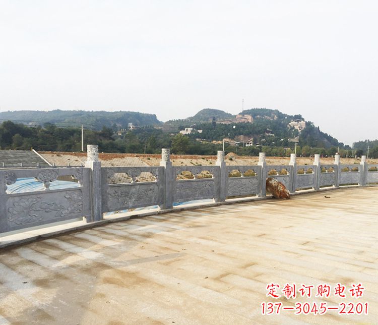 贵州护城河大理石栏板石雕