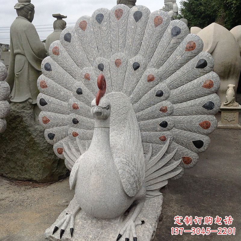 贵州花岗岩孔雀石雕