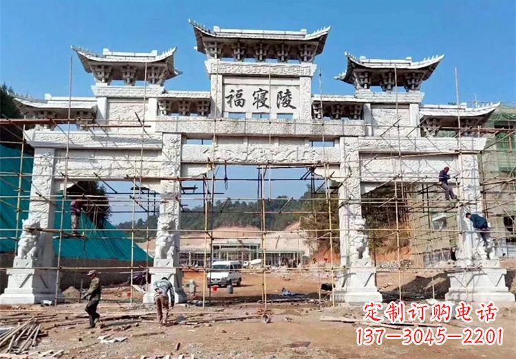 贵州花岗岩牌坊雕塑,精致细腻的定制精品