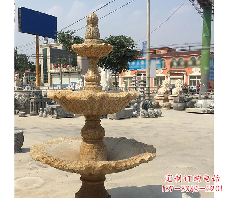 贵州中领雕塑花岗岩双层景观喷泉