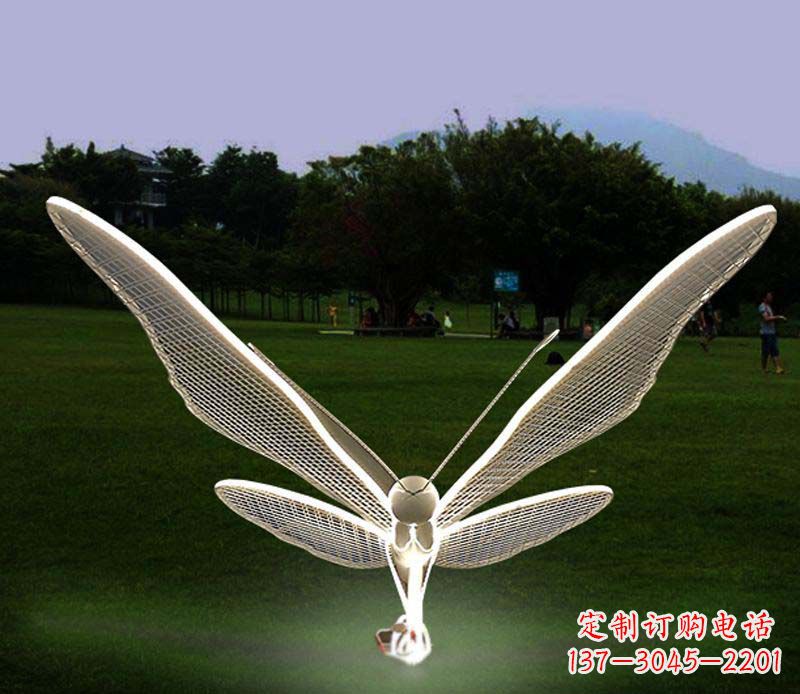 贵州花园不锈钢装饰蝴蝶雕塑