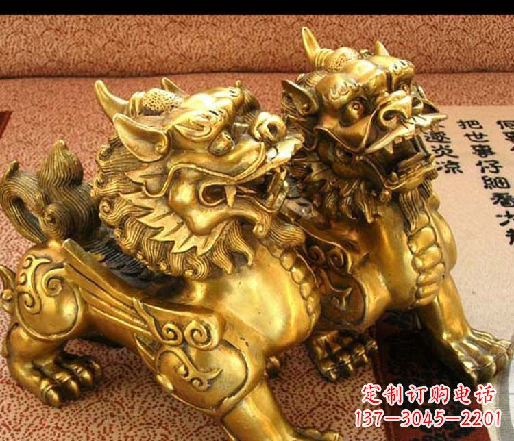 贵州超级定制麒麟雕塑,尊享贵族尊贵