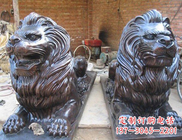 贵州汇丰狮子铜雕塑