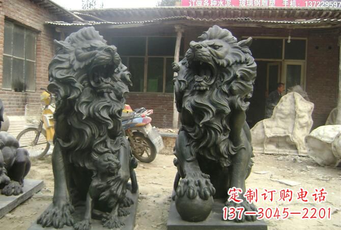 贵州高质量铜制狮子雕塑