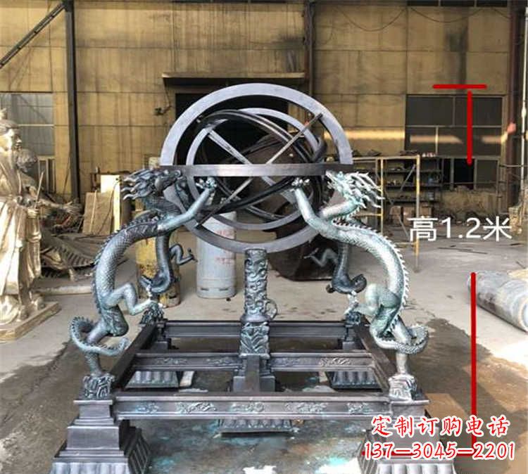 贵州浑天仪古代仪器校园景观雕塑