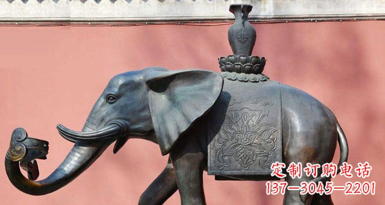 贵州吉祥大象铜雕
