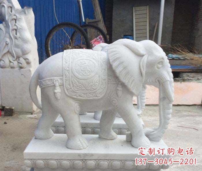 贵州精美大象雕塑,门口装点新灵感