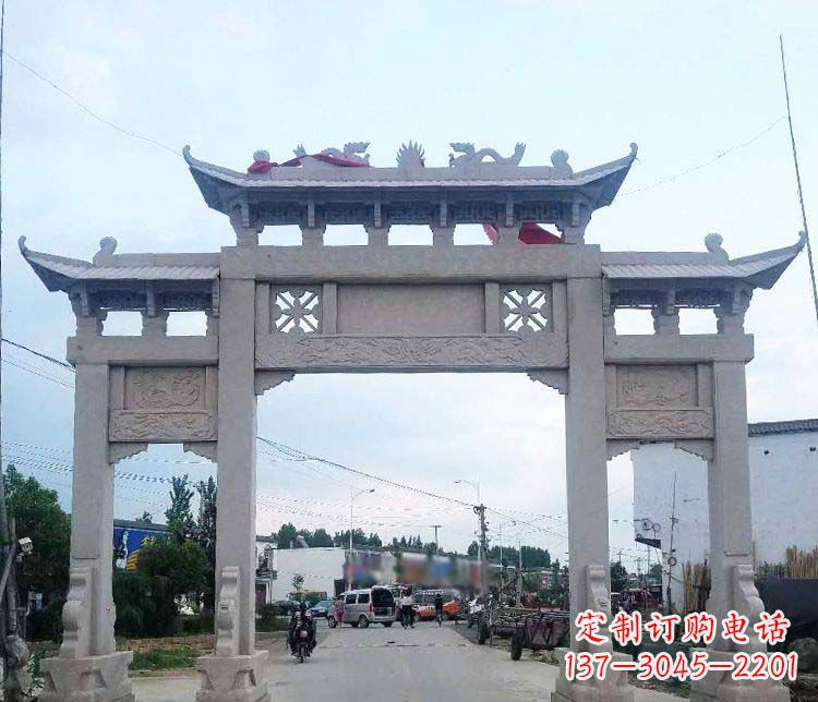 贵州中领雕塑,传承传统,卓越牌坊雕塑