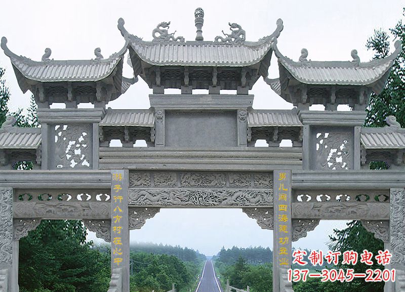 贵州金昌石雕牌坊雕刻