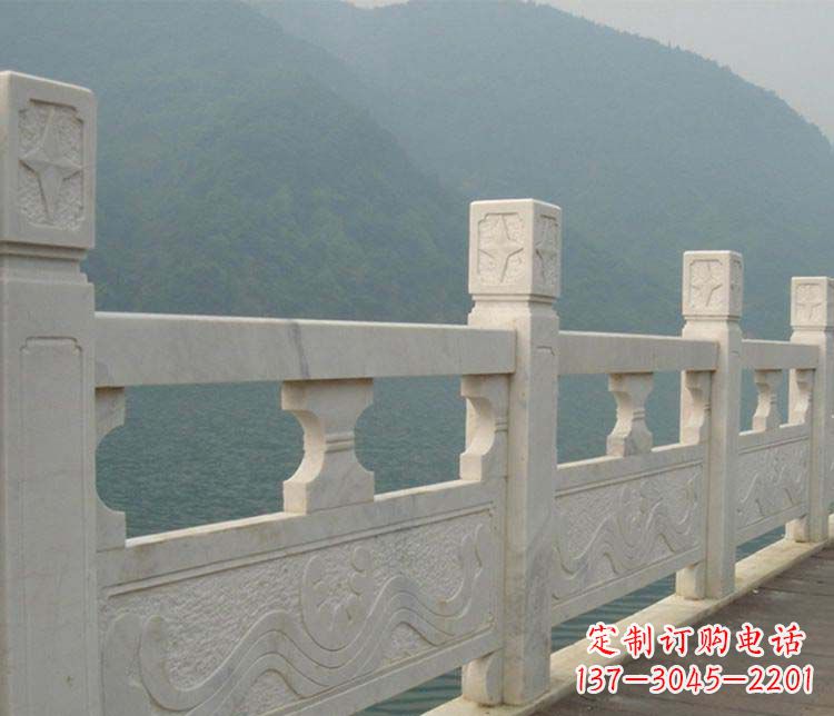 贵州景区大理石栏板石雕 (2)