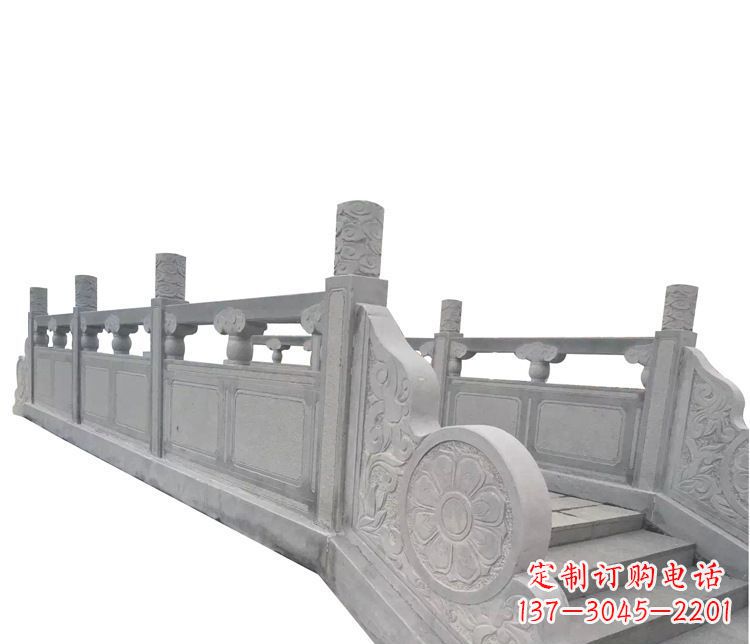贵州中领雕塑精美的大理石栏板石雕