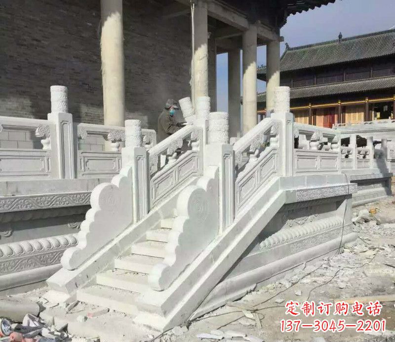 贵州大理石栏板石雕,精美绝伦,让建筑锦上添花