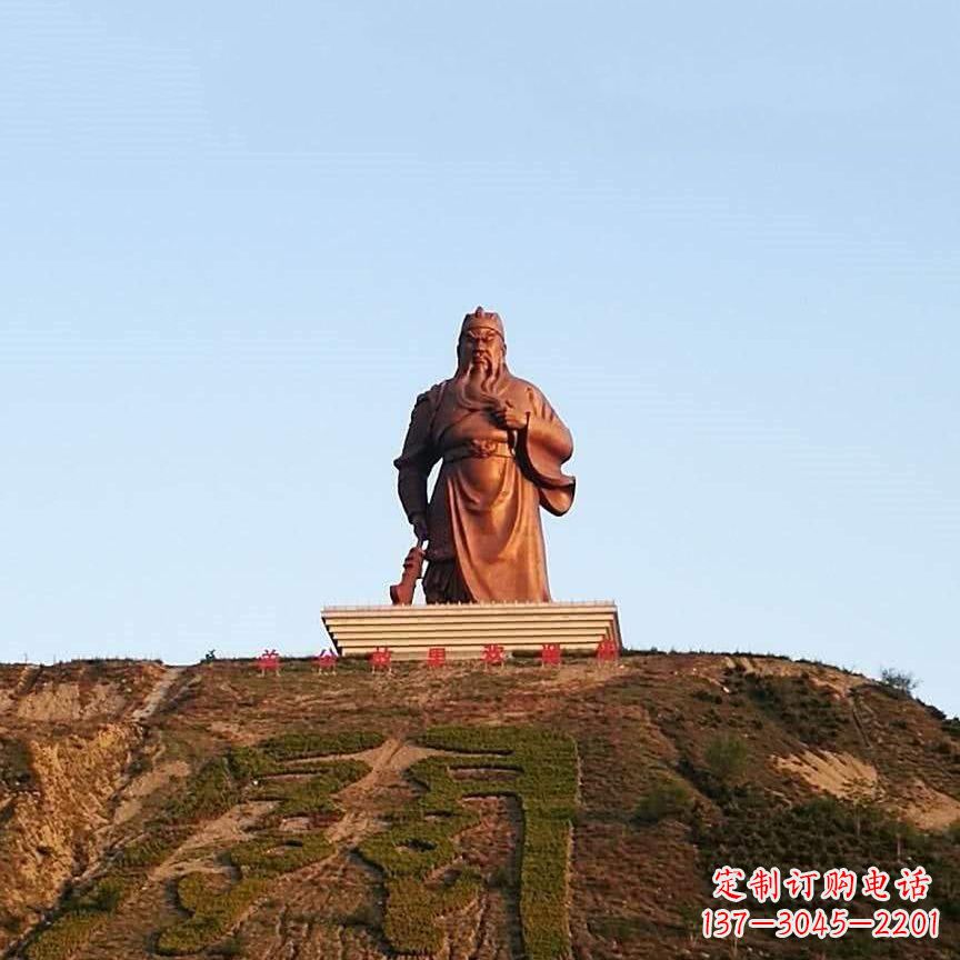 贵州中领雕塑精心打造的历史名将关公雕像