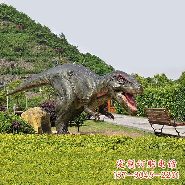 贵州精美玻璃钢制霸王龙雕塑