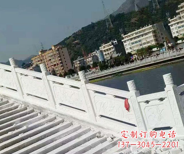 贵州景区汉白玉栏板石雕