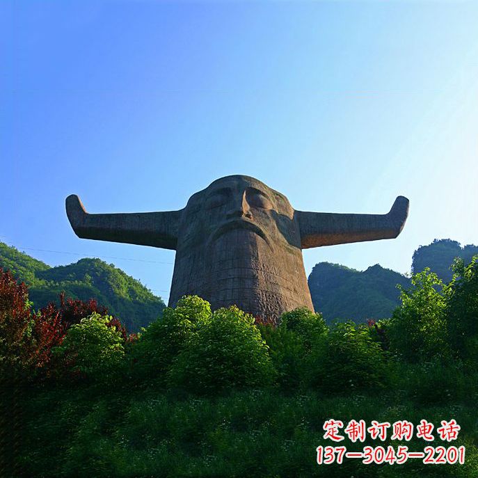 贵州中领雕塑:神农头像雕塑