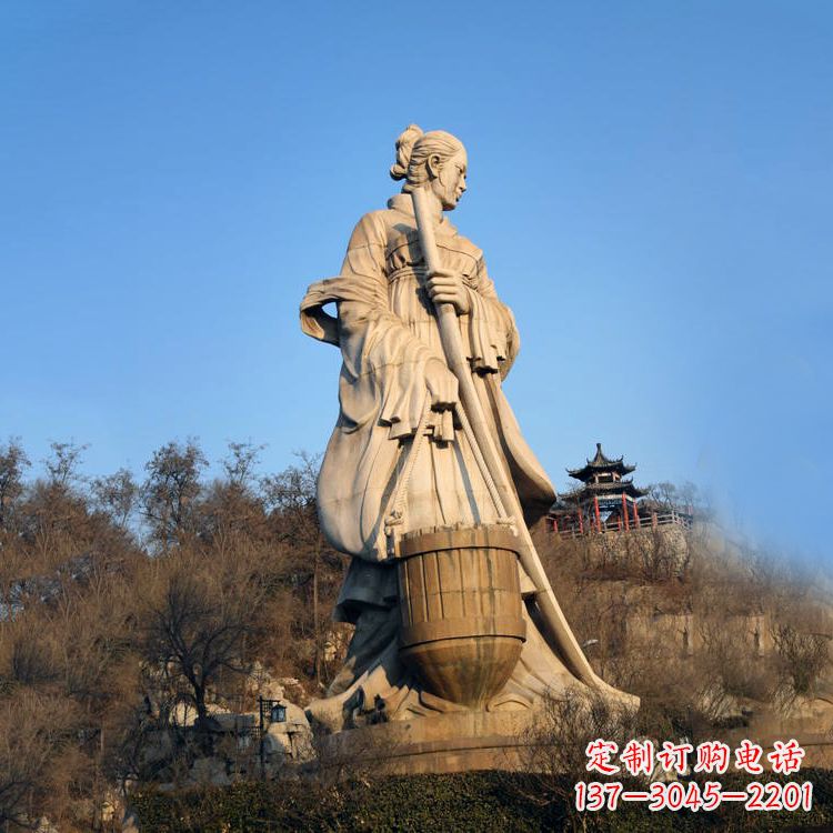 贵州重温历史的美女雕塑