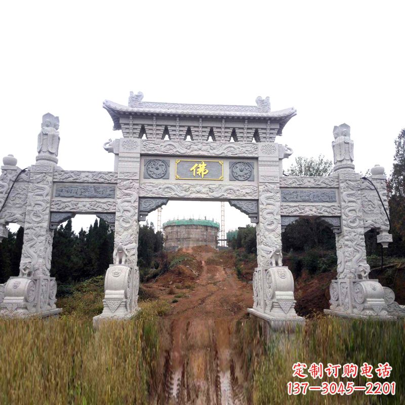 贵州景区入口石牌坊雕塑,为您塑造独一无二的精美雕塑