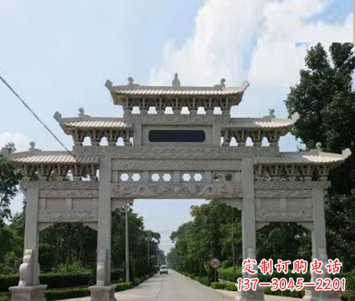 贵州高品质牌坊石雕,专为客户量身定制
