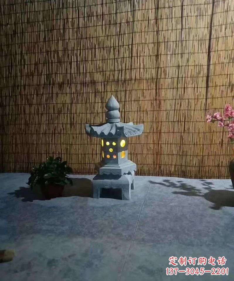 贵州酒店石灯雕塑