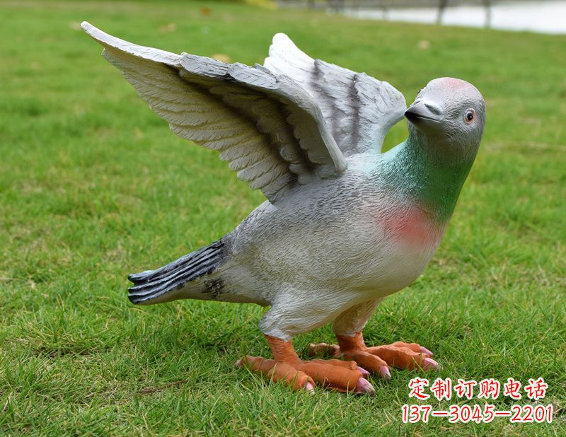 贵州举个和平鸽雕塑