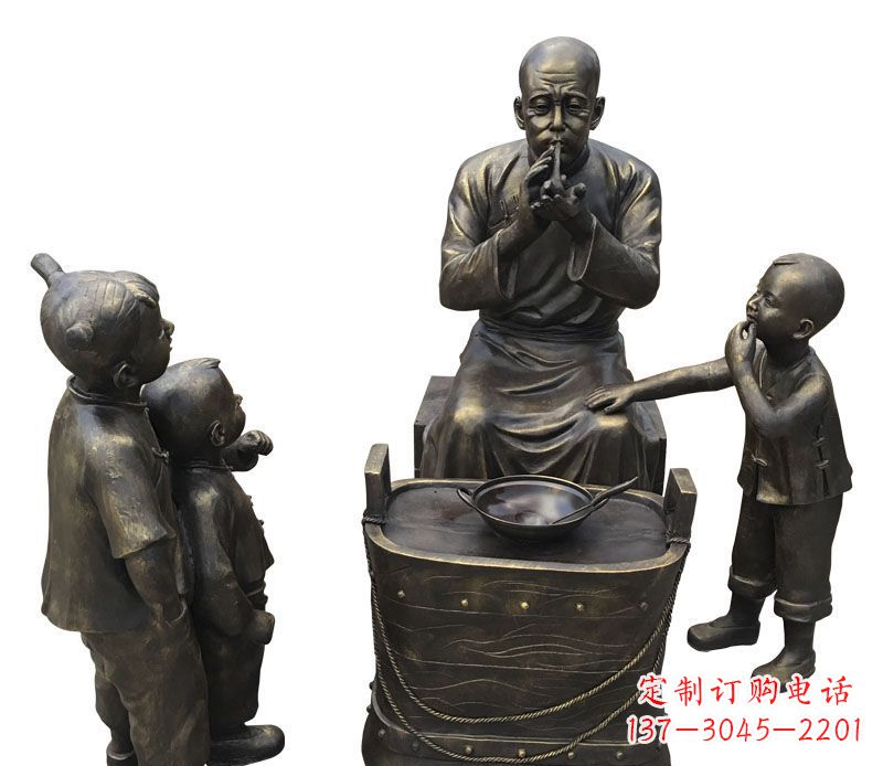 贵州尊贵的儿童铜雕糖人