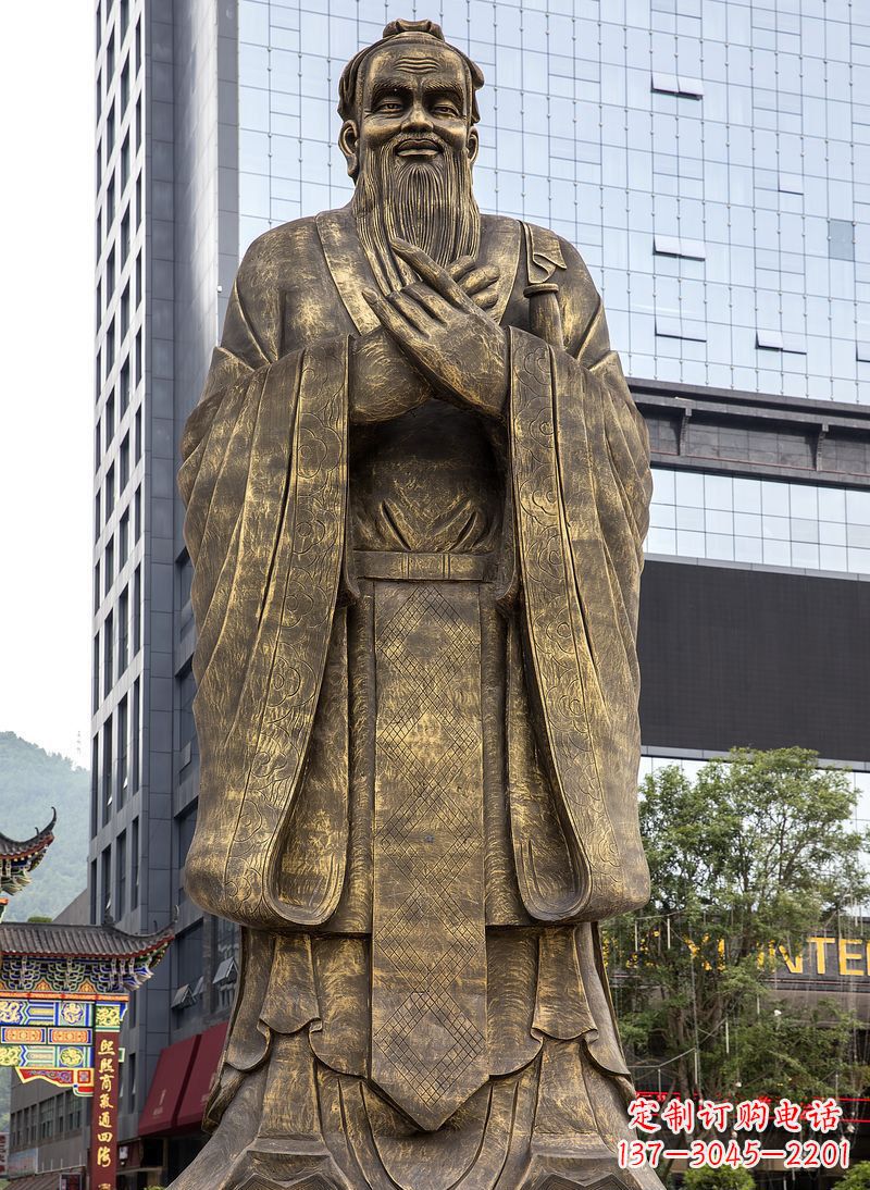 贵州传承古代名人铜雕,一件件精美雕塑装点你的生活