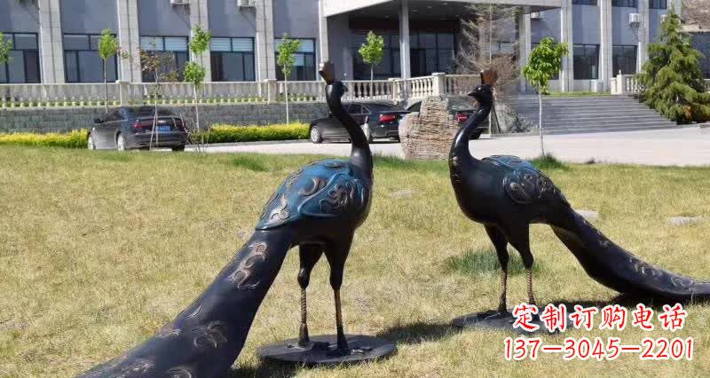 贵州领雕塑-孔雀铜雕,高雅精美的艺术精品