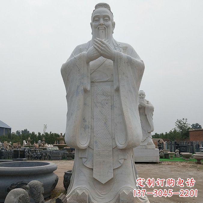 贵州孔子玻璃钢雕塑