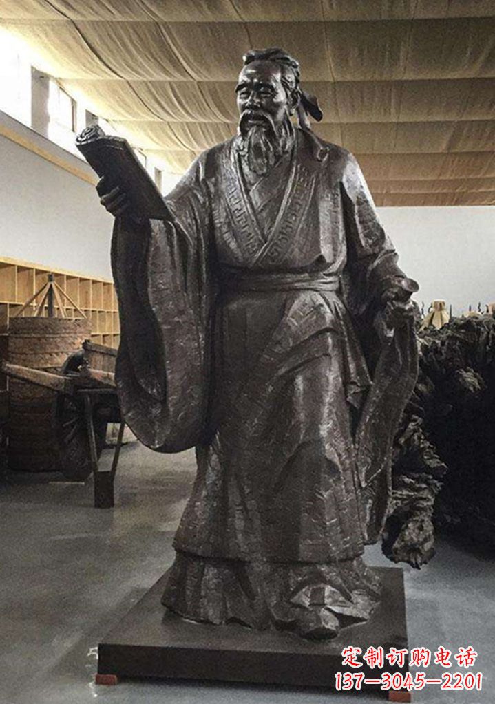 贵州中国古代圣贤孔子雕塑