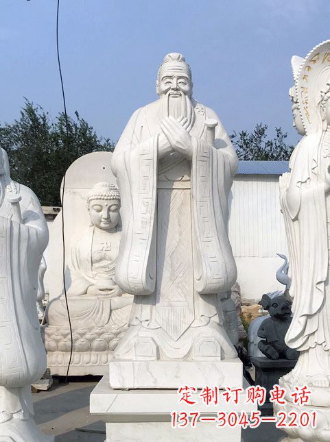 贵州孔子故居的石雕