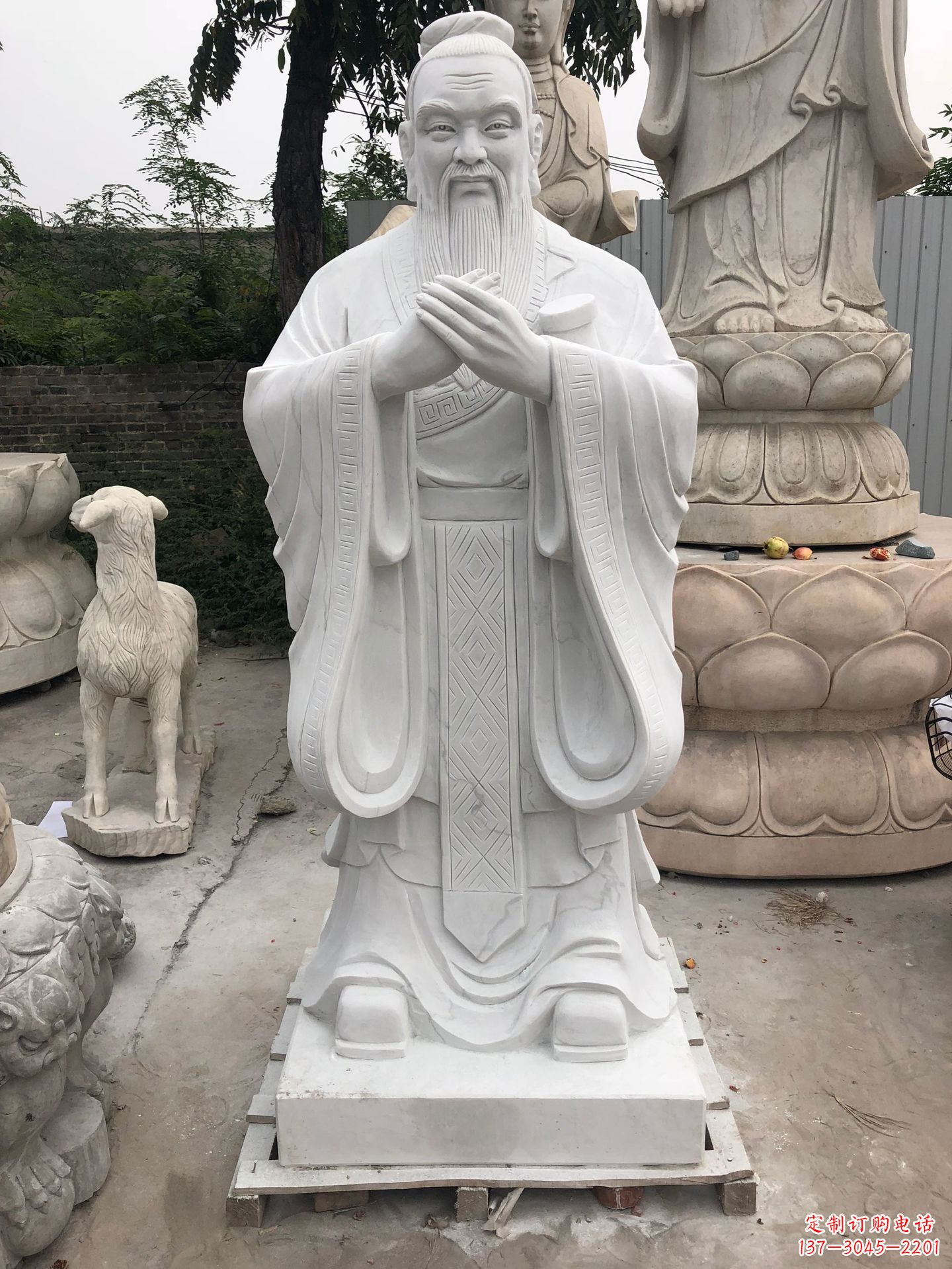 贵州孔子铜雕塑,重现传统文化的荣耀