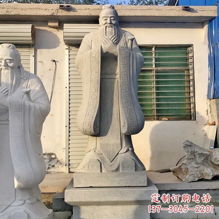 贵州用砂岩浮雕铸造大师级精美孔子雕塑