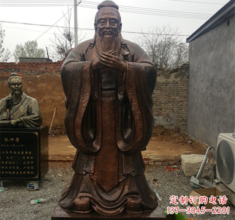 贵州体现传统文化魅力精美孔子雕塑