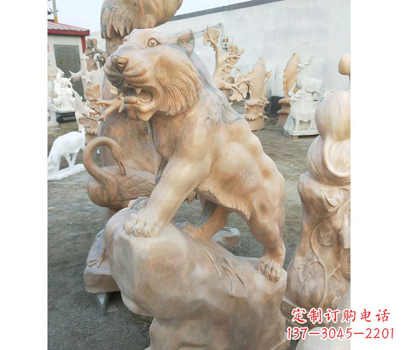 贵州老虎石雕公园十二生肖动物