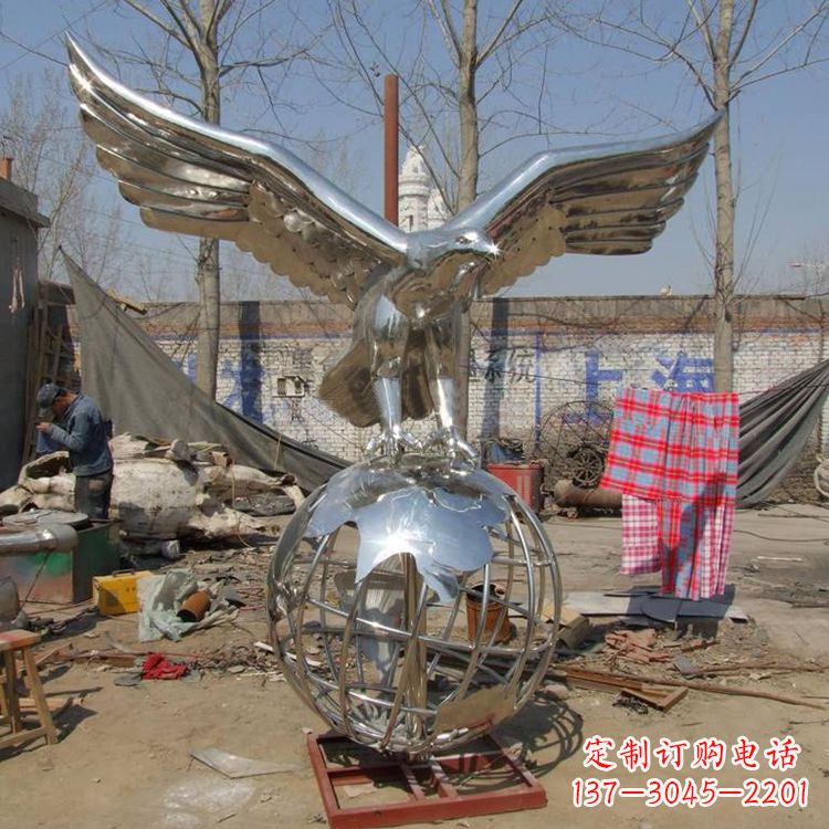 贵州复古经典不锈钢地球雕塑
