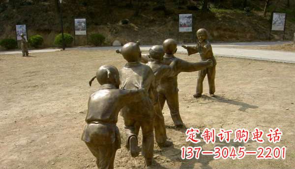 贵州珍贵传统,中领雕塑老鹰抓小鸡铜雕