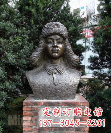 贵州领雕塑:全国首创雷锋青铜胸像