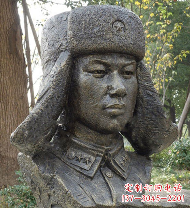 贵州雷锋头像铜雕塑