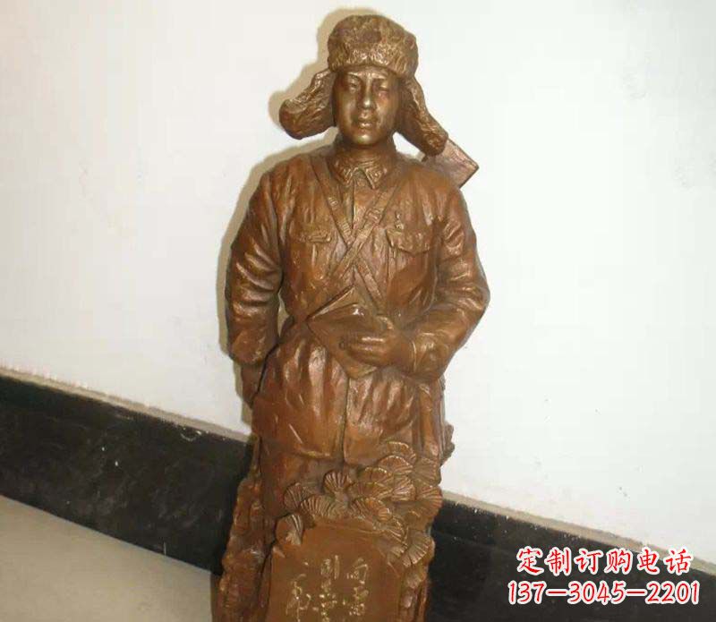 贵州纪念雷锋的精美铜雕