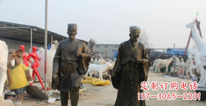 贵州复兴古艺,海归精品—李时珍铜雕