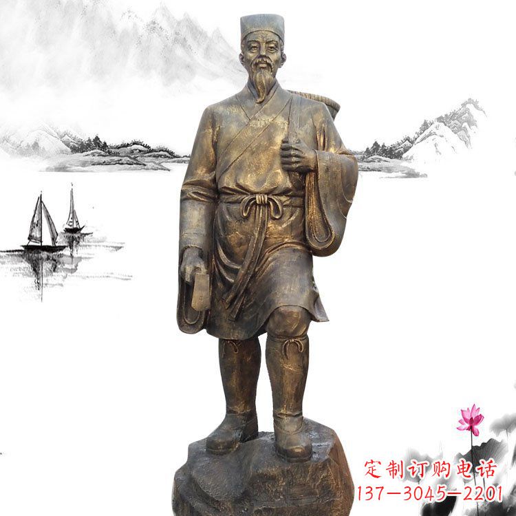 贵州精美李时珍雕塑,为您的生活增添更多艺术色彩
