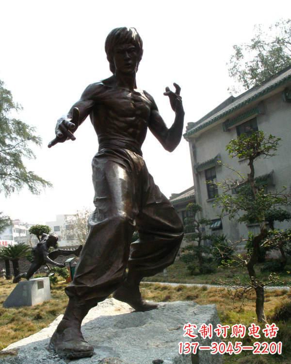 贵州专业定制李小龙铜雕