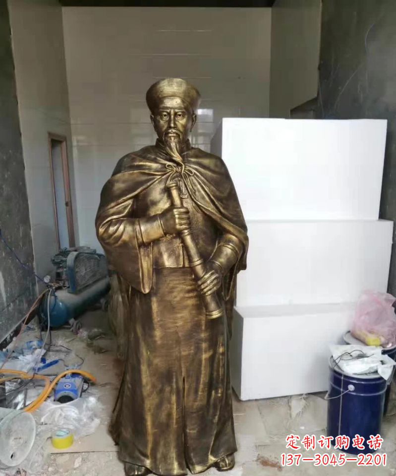 贵州荣耀中国历史人物——林则徐铜雕