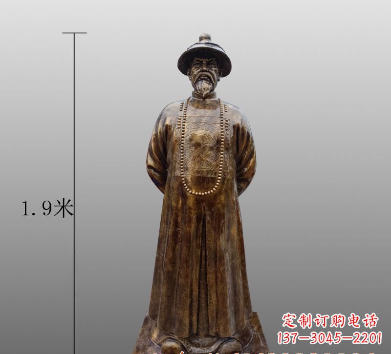 贵州为您量身定制林则徐铜雕像