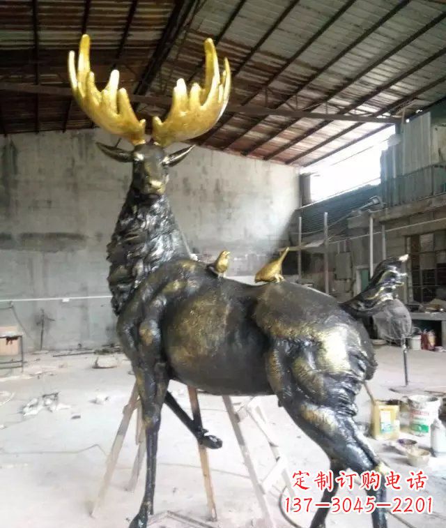 贵州精美羚羊铜雕,打造您独一无二的家居装饰
