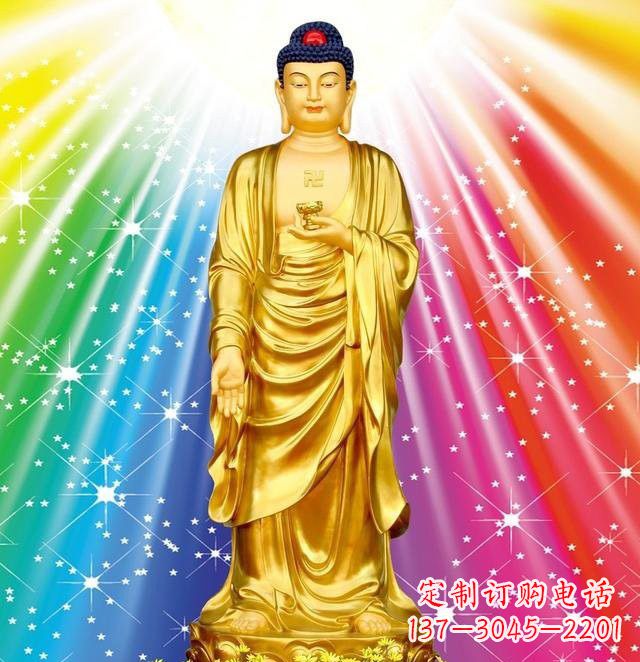 贵州中领雕塑推出的鎏金如来神佛铜雕,专为仪式…