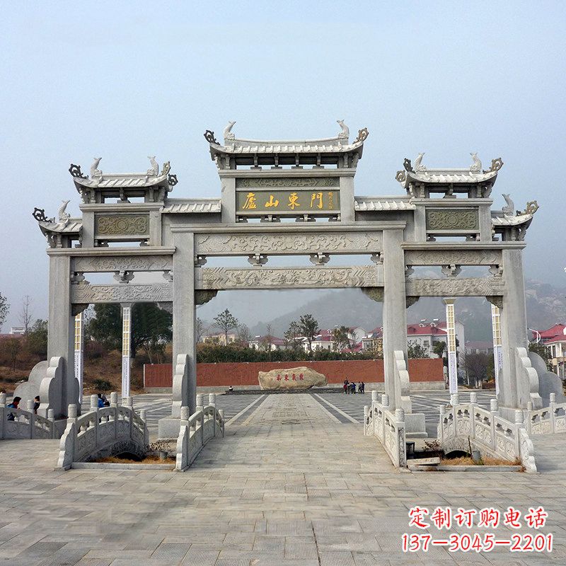 贵州庐山大门石牌坊雕塑特色产品介绍