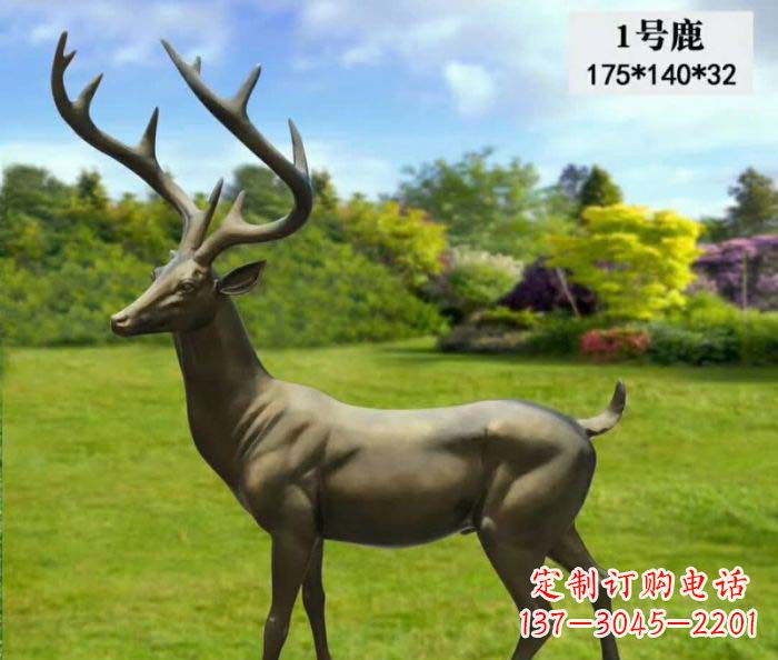 贵州鹿铜雕,尽显动物精髓