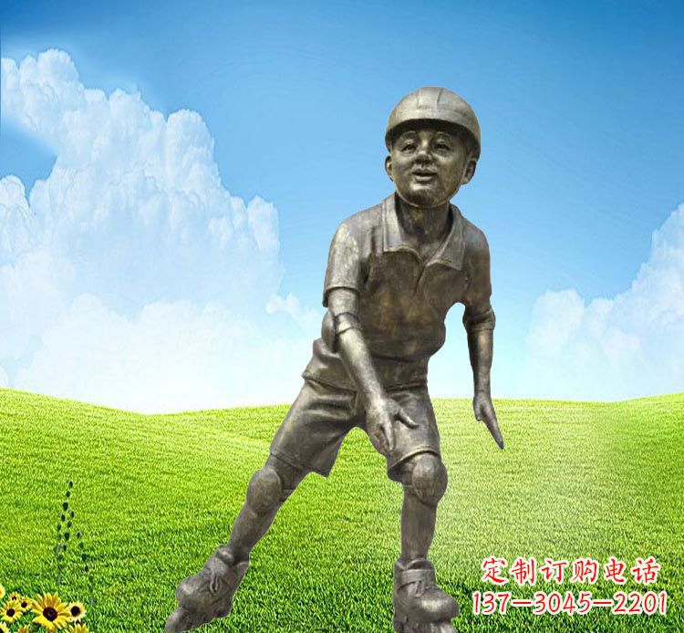 贵州领雕塑:儿童公园里的铜雕精灵